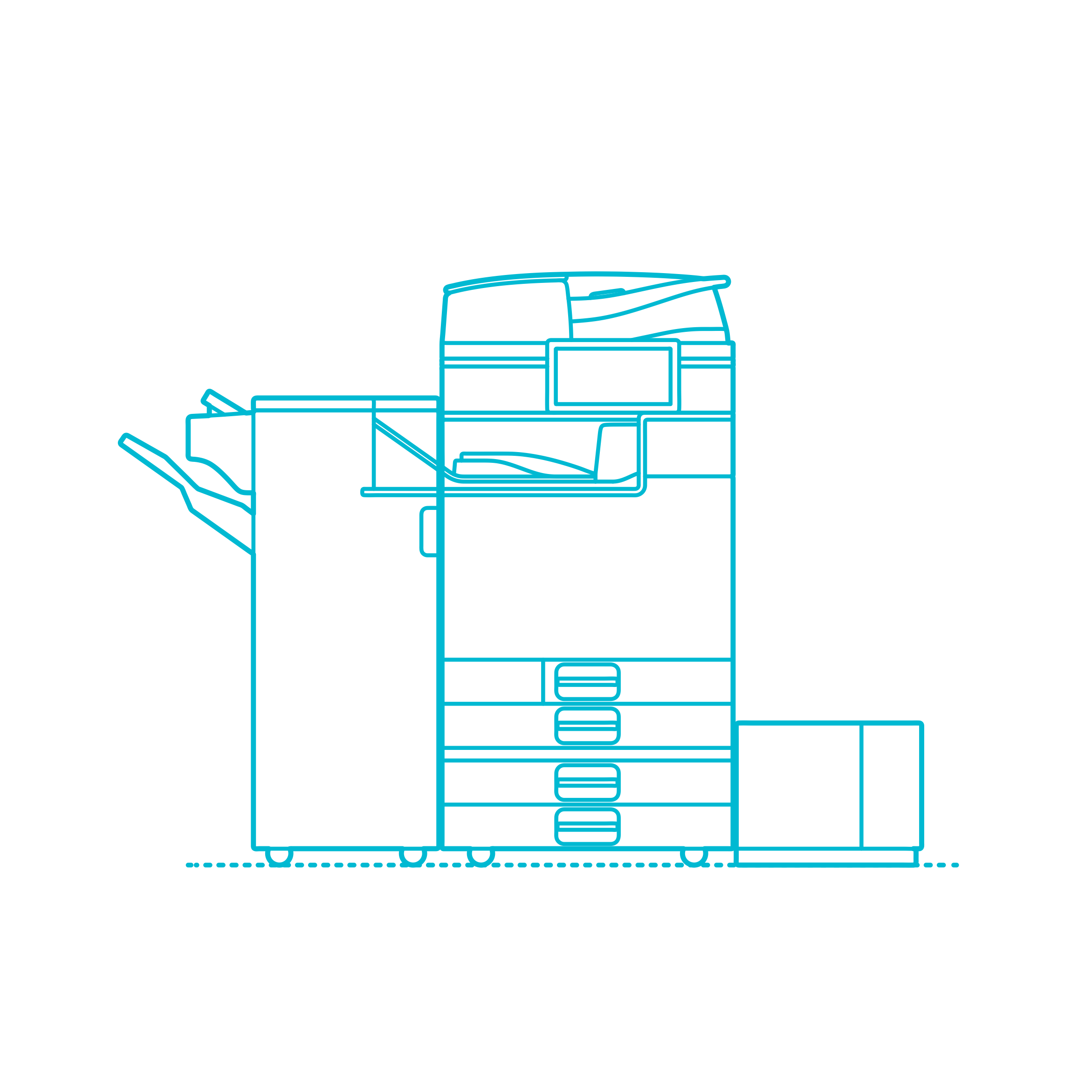 Digital Commercial Printers Outline Outline Drawing Svg Vector Free Vectors